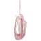 4.5" Pink Ballet Slippers Glass Christmas Ornament